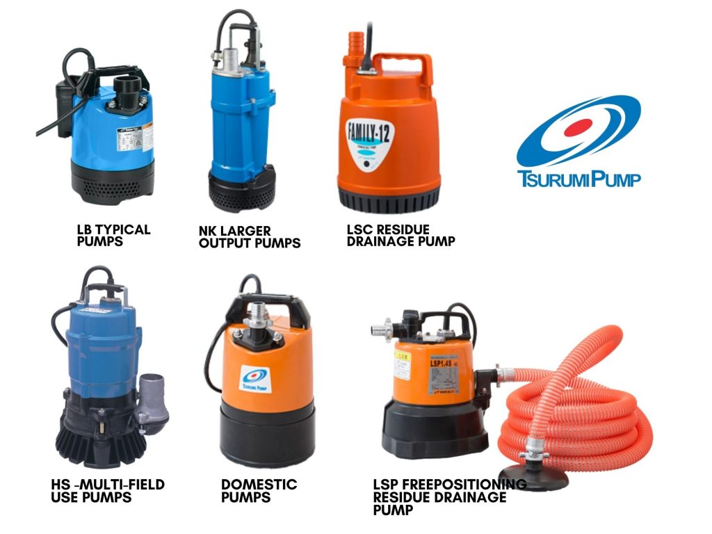 Tsurumi Dewatering Pimps
